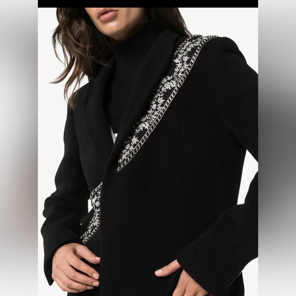Amiri Guitar Strap Wool Coat - Picture 4 of 8